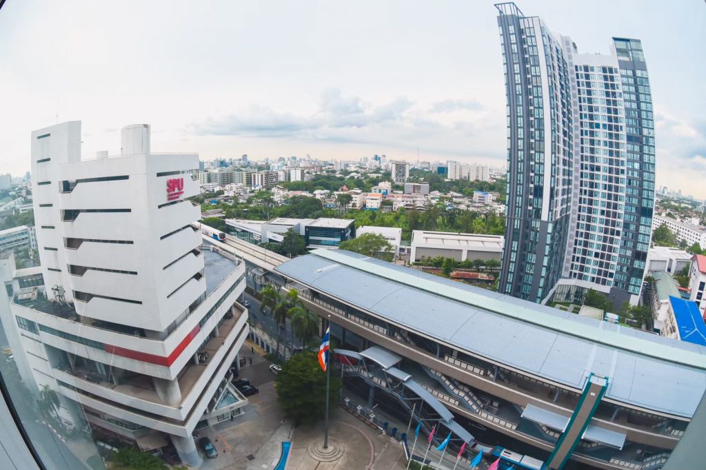 sky train หน้ามหาวิทยาลัยศรีปทุม, SPU, สถานีบางบัว, มหาวิทยาลัยศรีปทุม, DKESPU