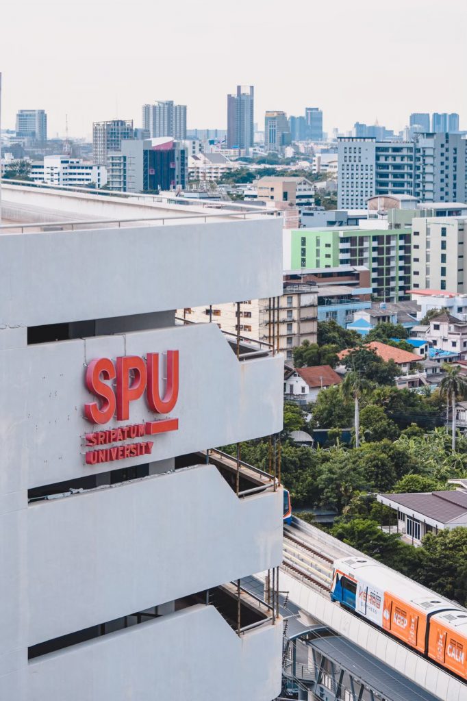 sky train หน้ามหาวิทยาลัยศรีปทุม, SPU, สถานีบางบัว, มหาวิทยาลัยศรีปทุม, DKESPU